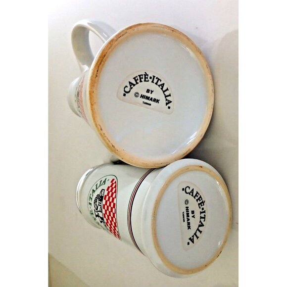 Caffe Italia Set by Himark Cheese Shaker & Ceramic Jar Coffee Vinager Oil Taiwan - Picture 8 of 14